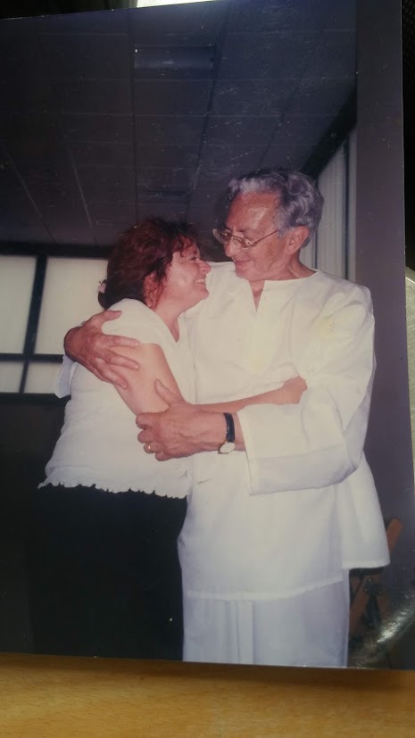 Tiziana Coda-Zabet con Rolando Toro Araneda